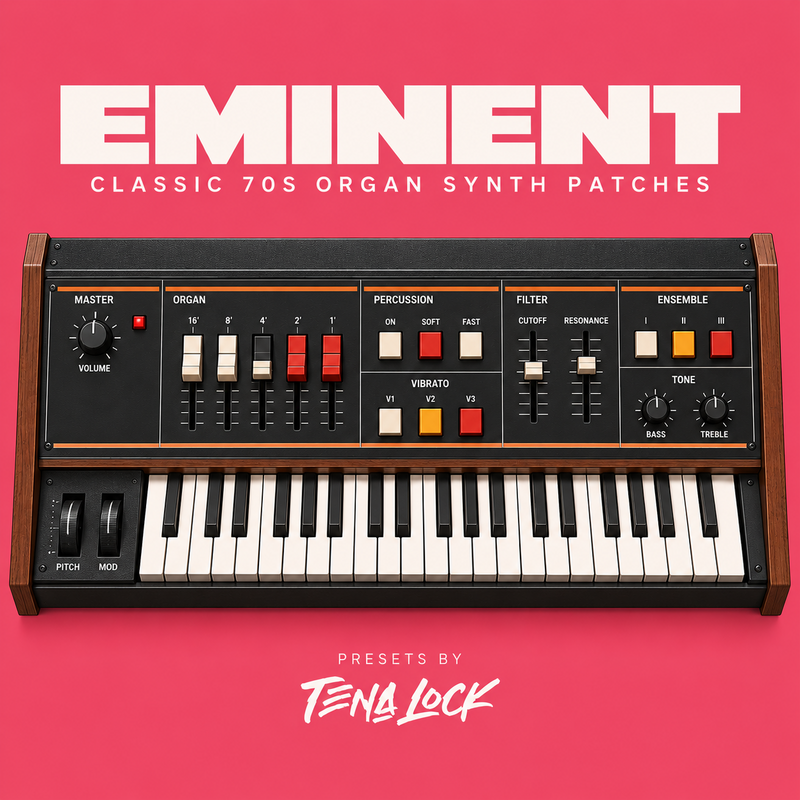 Eminent — classic 70s organ synth patches cover artwork